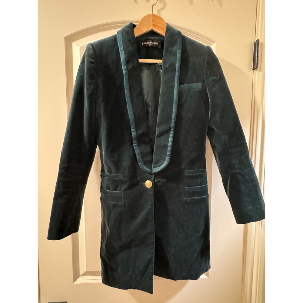 Balmain vintage Velvet Blazer